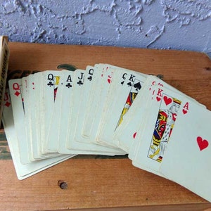 Vintage Pinochle playing cards, Eckerd Drugstore Standard playing cards, Pinochle cards image 5