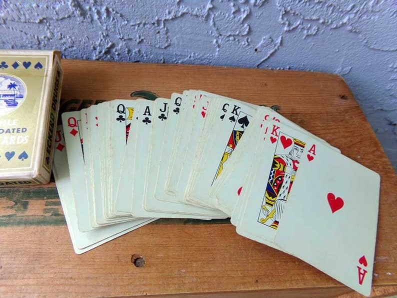 Vintage Pinochle playing cards, Eckerd Drugstore Standard playing cards, Pinochle cards image 5