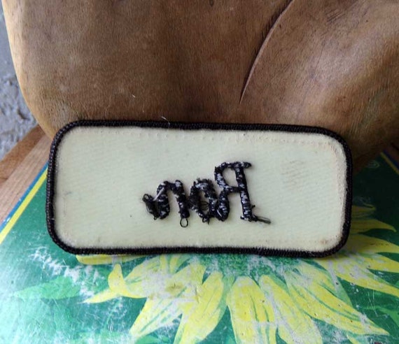 Ron name patch, Ron, embroidered patch, work shir… - image 8