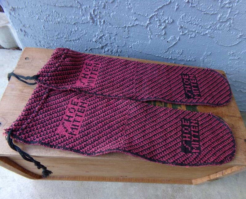 travel shoe covers Shoe mittens shoe covers vintage shoe mittens