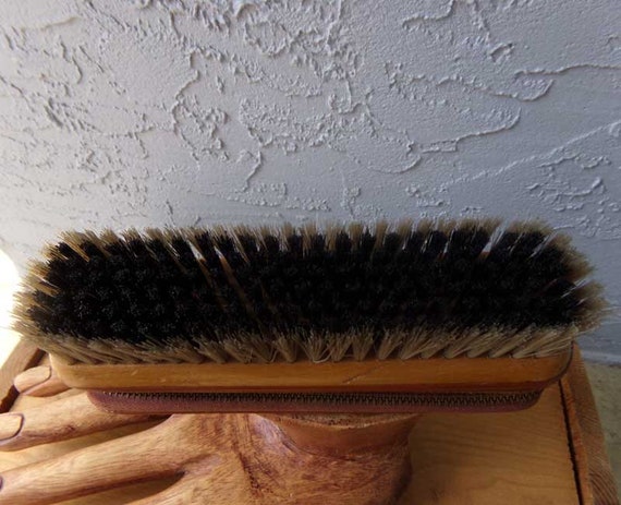 Car valet brush, vintage clothes brush with case,… - image 6