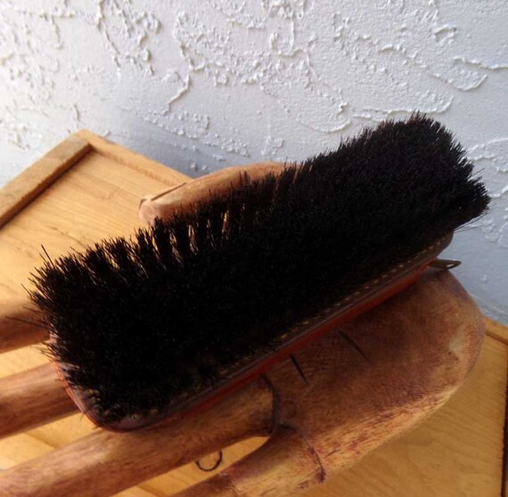 Car valet brush, vintage clothes brush with case,… - image 8