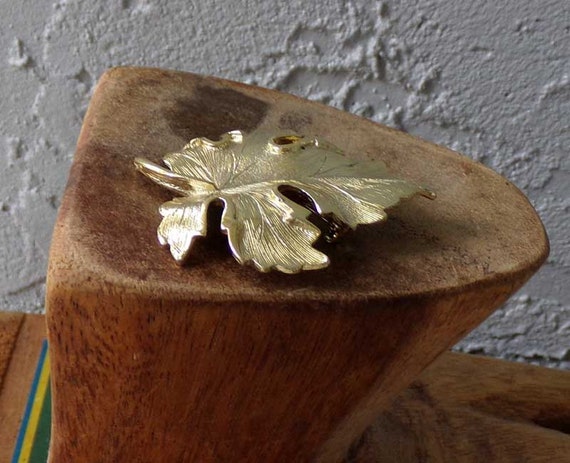 Fall leaf brooch, leaf brooch, fall leaf pin, fal… - image 10