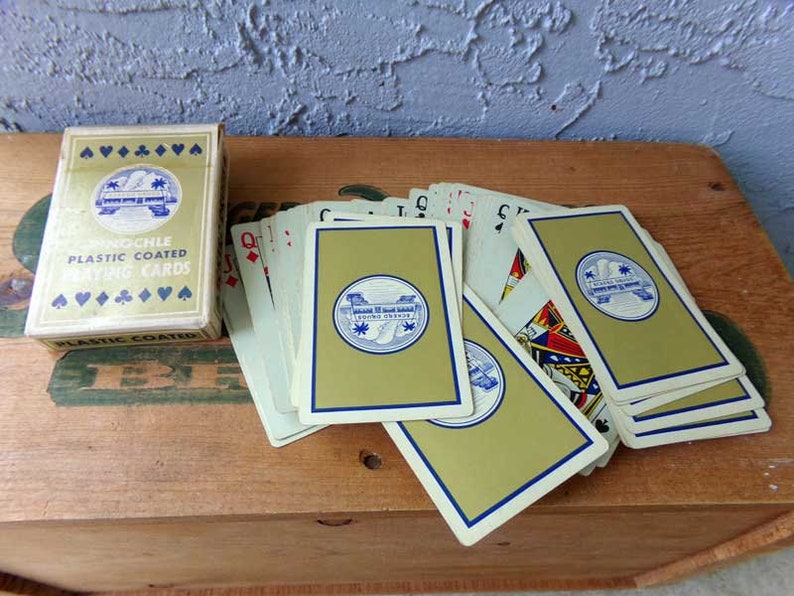 Vintage Pinochle playing cards, Eckerd Drugstore Standard playing cards, Pinochle cards image 3