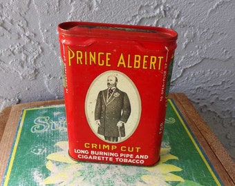 what are prince albert tobacco cans worth Tins Vintage Prince Albert Crimp Cut