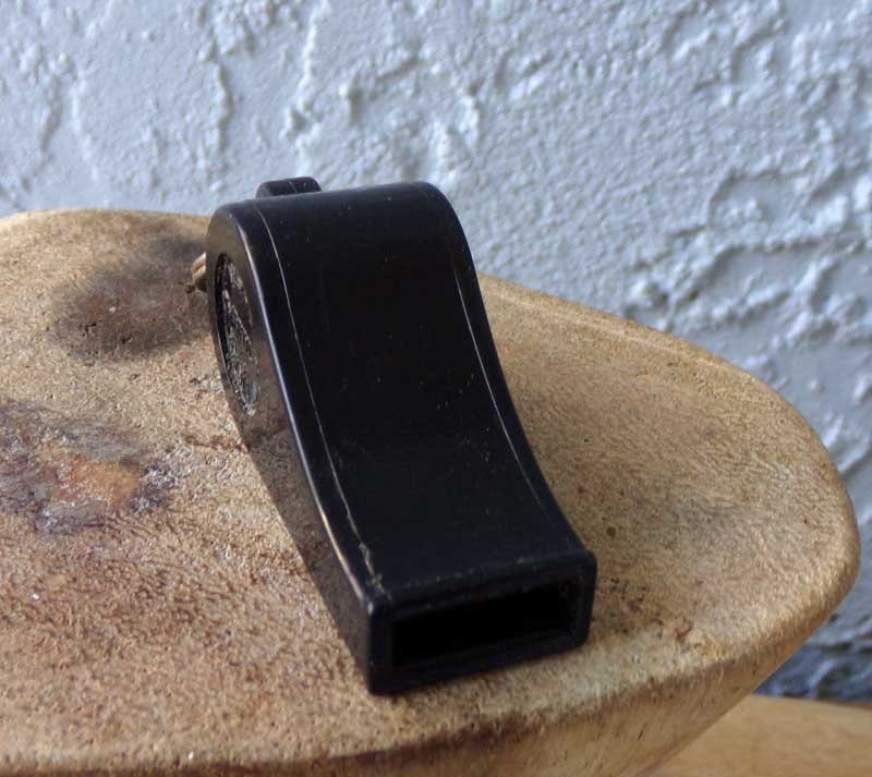 Ancien sifflet spalding laiton plaqué sport arbitre USA fonctionne très