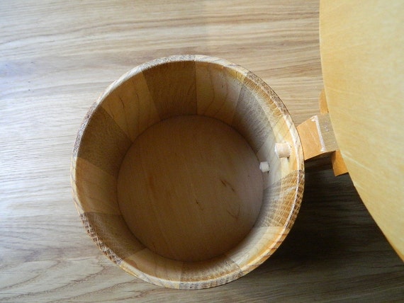 1 pezzo in acciaio inox con manico in finto legno FDKJOK Boccale da birra fatta a mano 1 pezzo in acciaio inox con manico in finto legno FDKJOK Boccale da birra fatta a mano