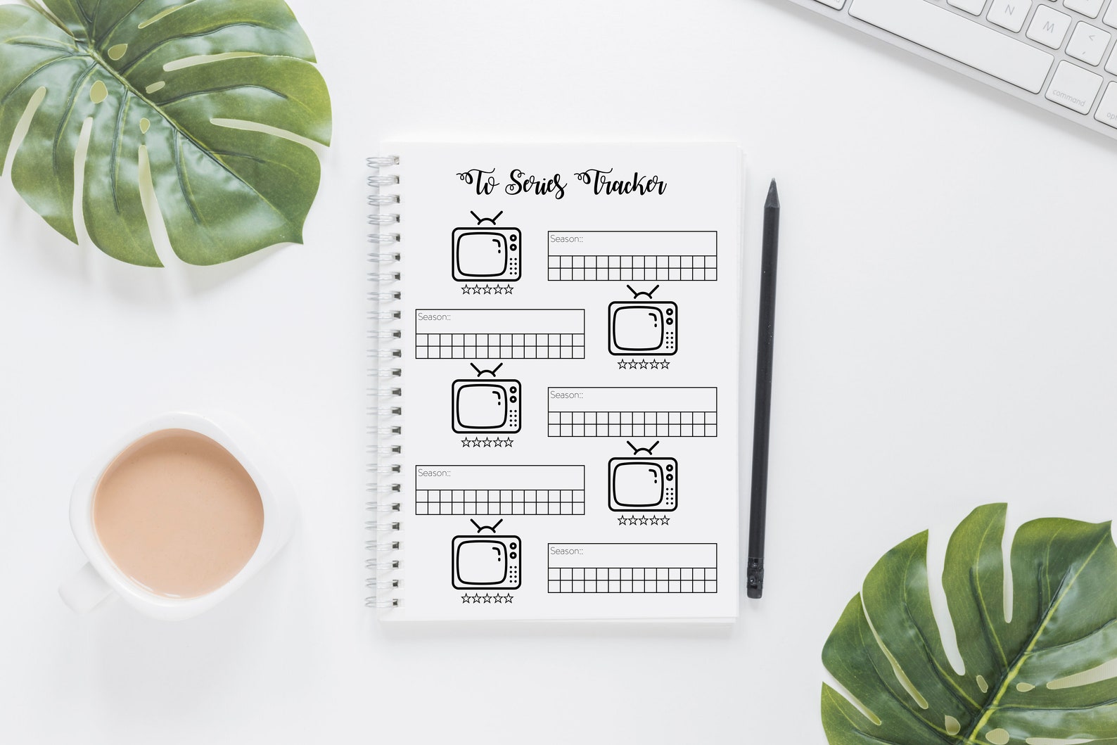 Bullet Journal TV Series Tracker Printable Planner Page Etsy