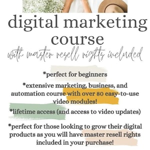 Digital Marketing Course/Master Resell Rights/Roadmap To Riches/MRR/Course Done For/Digital Product/Caravan Sonnet School/Make Money Online image 1