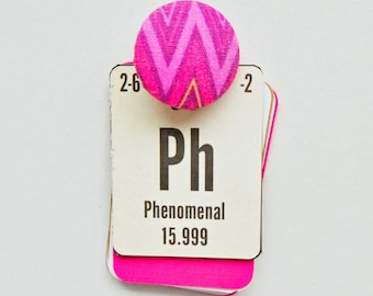 PHENOMENAL MINI JUNK Journal/mini key chain junk journal /key chain/mini junk journal /junk journal/altered journal/gift tag/periodic table