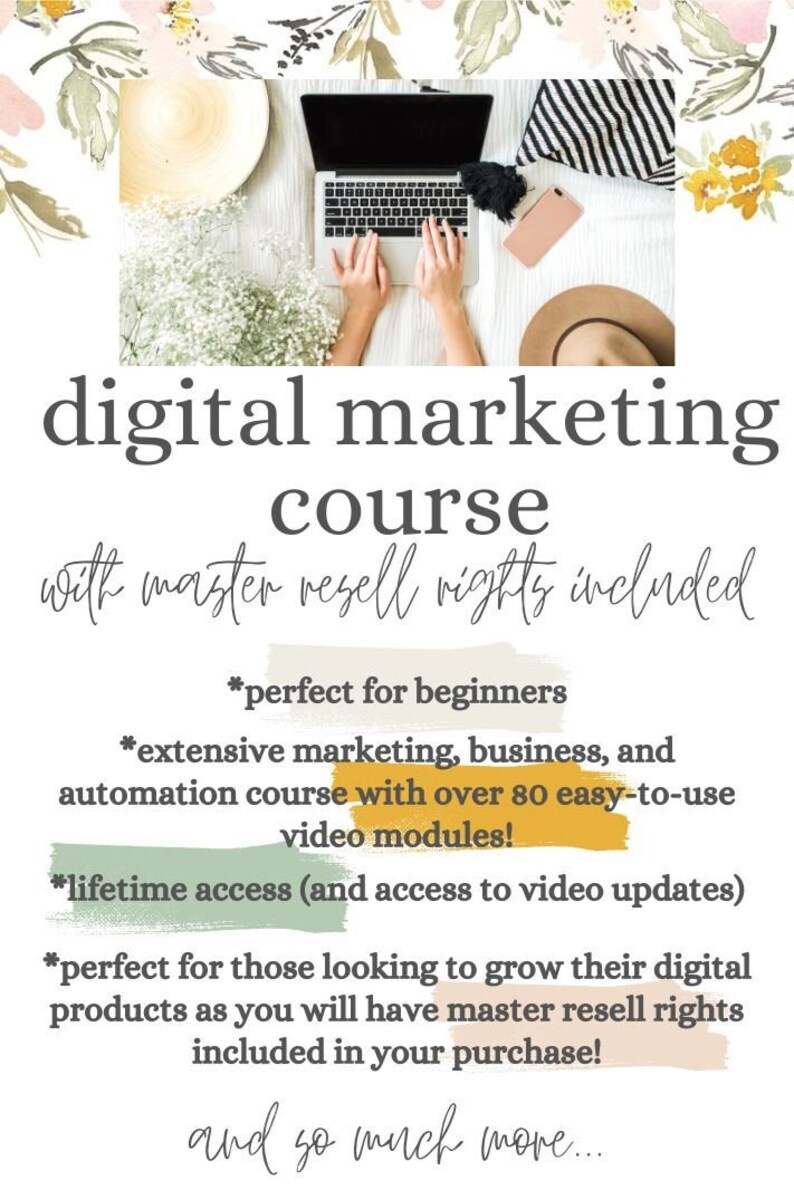 Digital Marketing Course/Master Resell Rights/Roadmap To Riches/MRR/Course Done For/Digital Product/Caravan Sonnet School/Make Money Online image 1