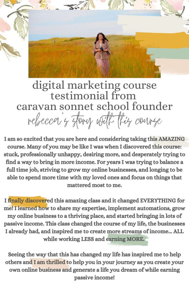 Digital Marketing Course/Master Resell Rights/Roadmap To Riches/MRR/Course Done For/Digital Product/Caravan Sonnet School/Make Money Online image 2
