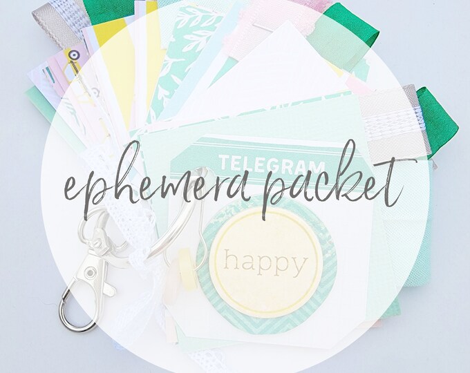 EPHEMERA PACKET // Junk Journal Ribbon //vintage Ribbon // Ephemera ...