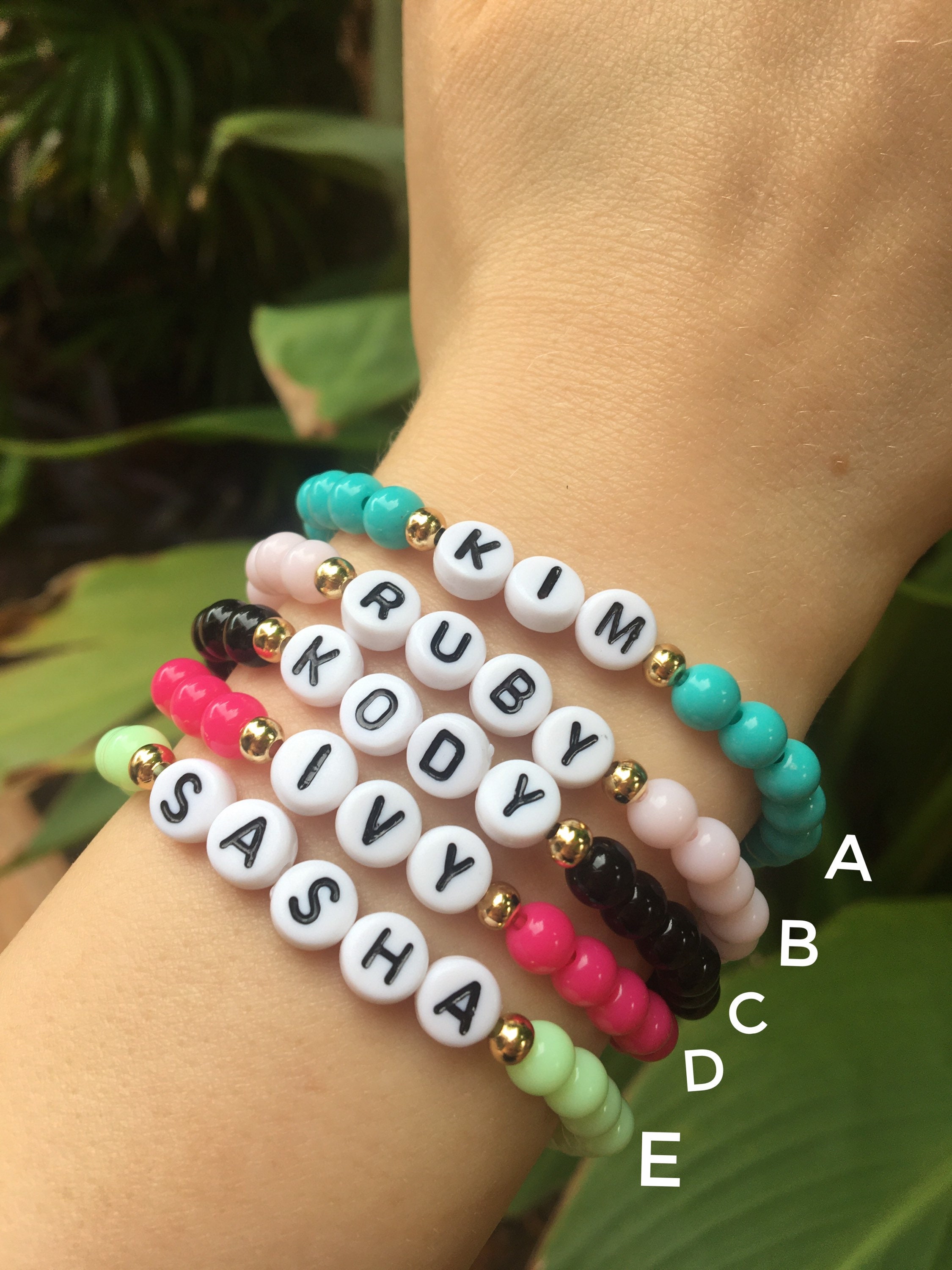 Name Bracelet Custom Name Bracelet Girls Name Bracelet Etsy Australia