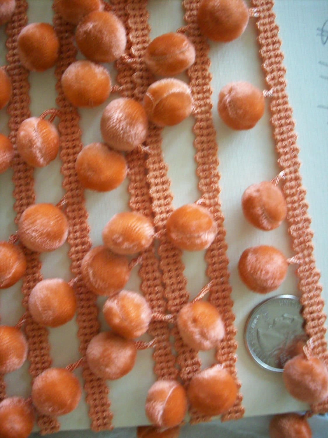 Antique Passementerie Velvet Tassel Trim Etsy