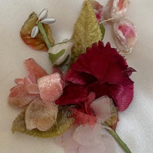 Flores de veludo vintage