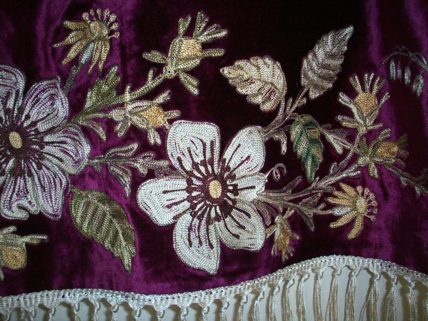 Breathtaking True Antique Table Cover French Magenta - Etsy