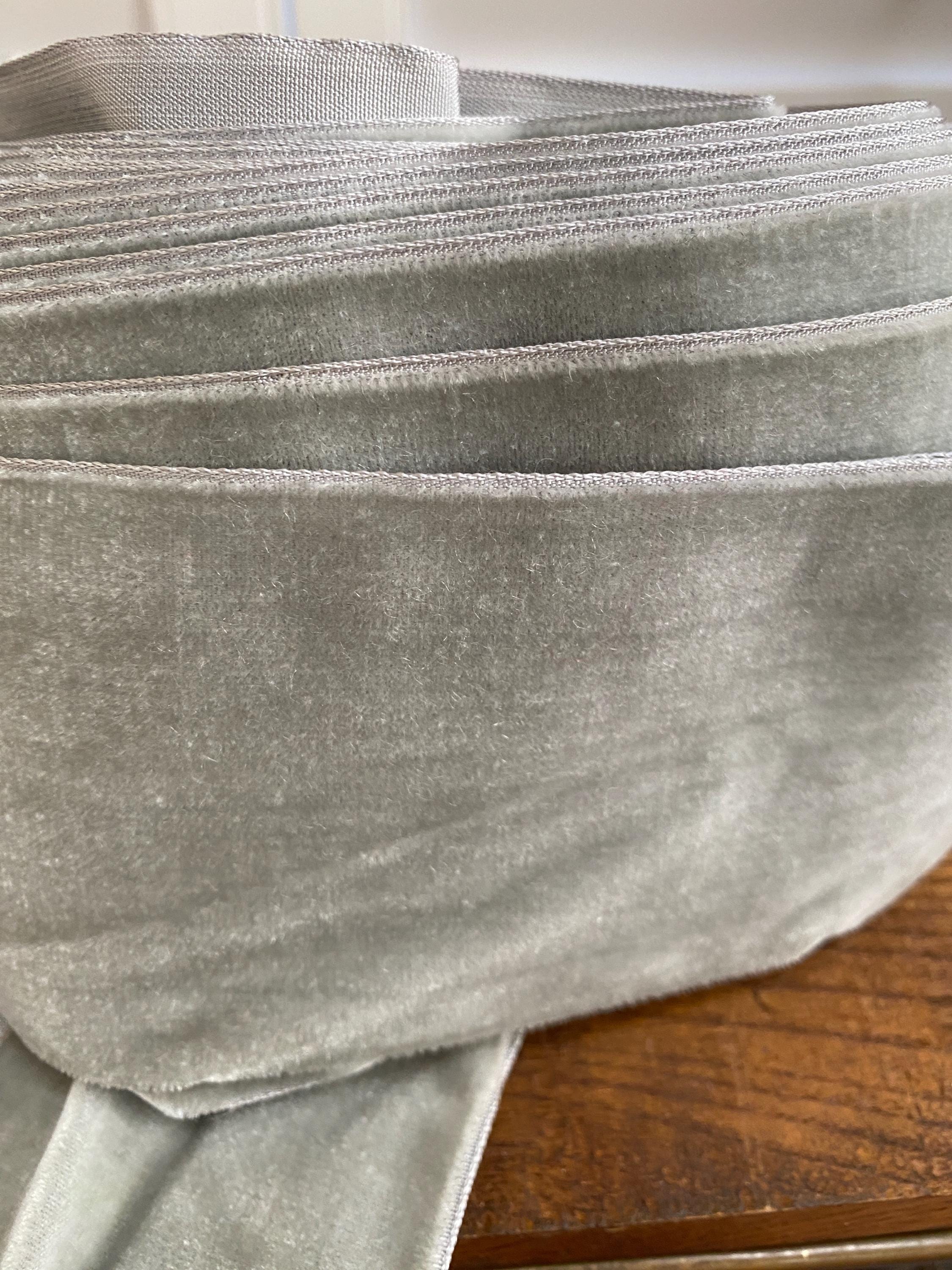 Velvet Taffeta Back Rayon Ribbon Wide 2 7/8