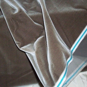 Antique Silk Velvet Old Store Stock &quot;Tortoise&quot; Yardage available French Milinery, Upholstery, Dolls Victorian