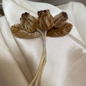 Flores de veludo vintage