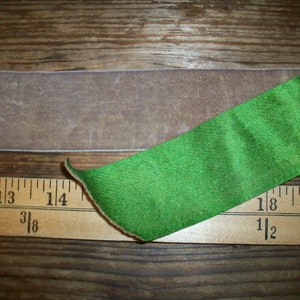 two tone lovely silk velvet antique ribbon length 12.5&quot;