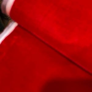 アンティークシルクベルベット、オールドストアストック、口紅レッド、フランス帽子、ビクトリア朝人形