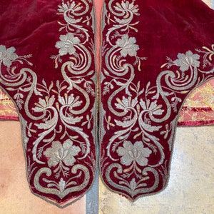 Antique silk velvet capelet Victorian or earlier
