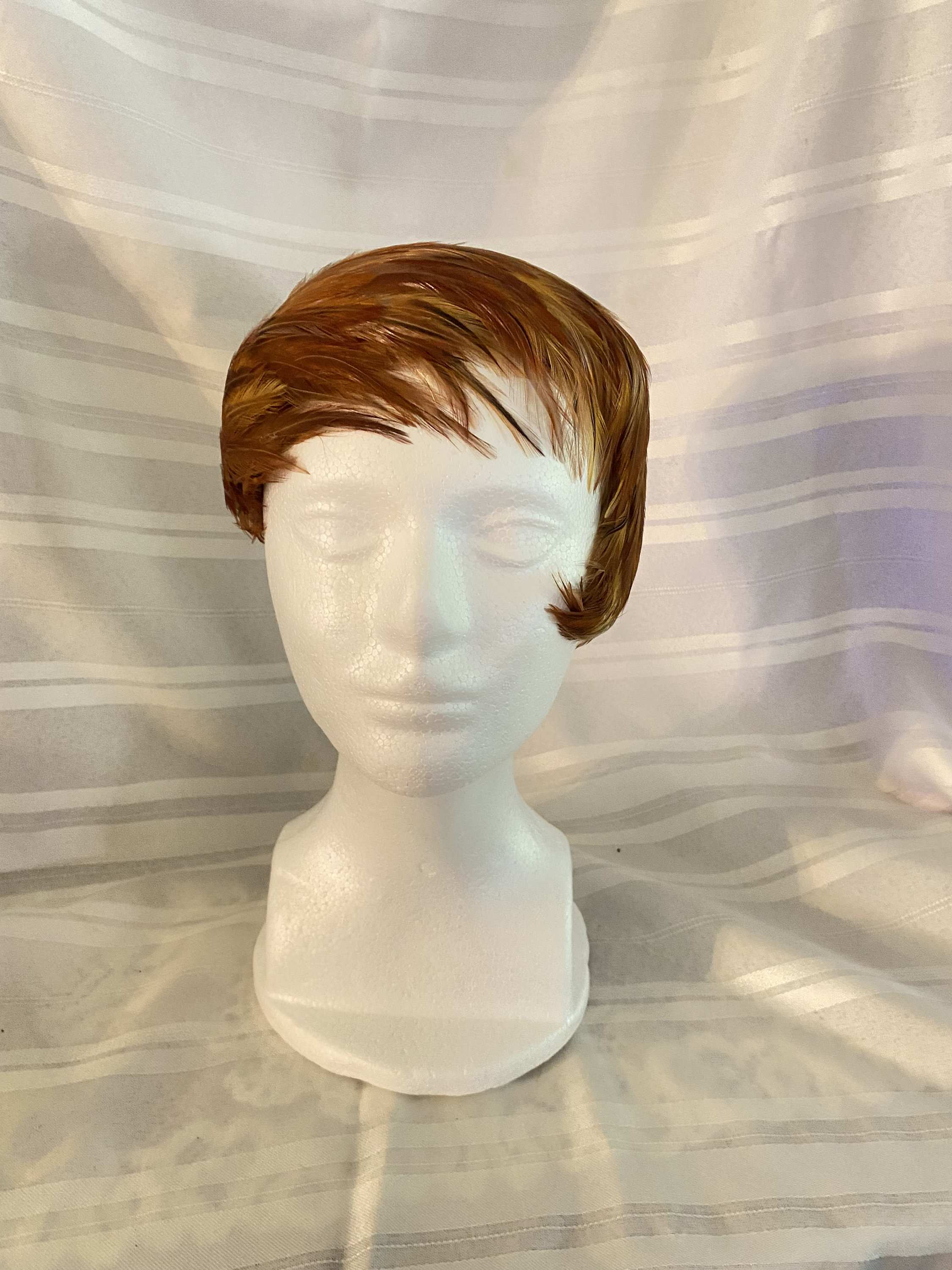 Vintage Valerie Modes Feather Fascinator Vintage Valerie Modes Womans Genuine Pheasant Feather Hat  main image 4