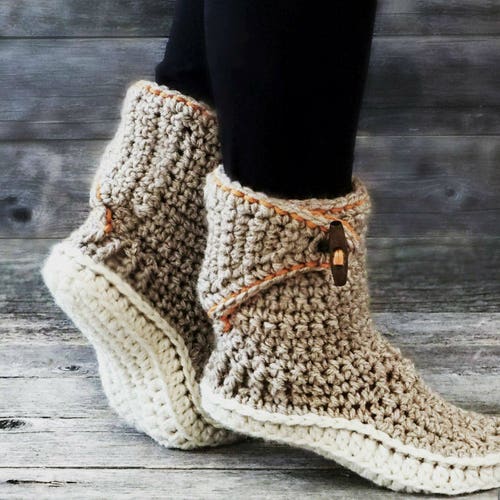 CROCHET PATTERN FAMILY Slipper-clogs With Optional Extra - Etsy