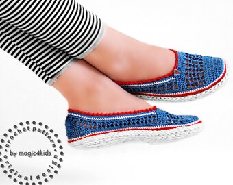 Crochet pattern: women loafers with jute rope soles,soles pattern included,women sizes,adult,women,slippers,shoes,girls,espadrilles,twine