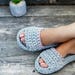 CROCHET PATTERN- women and men spa&wellness slippers,all sizes,slip ons,shoes,loafers,scuffs,adult,t-shirt yarn,unisex,spaghetti yarn