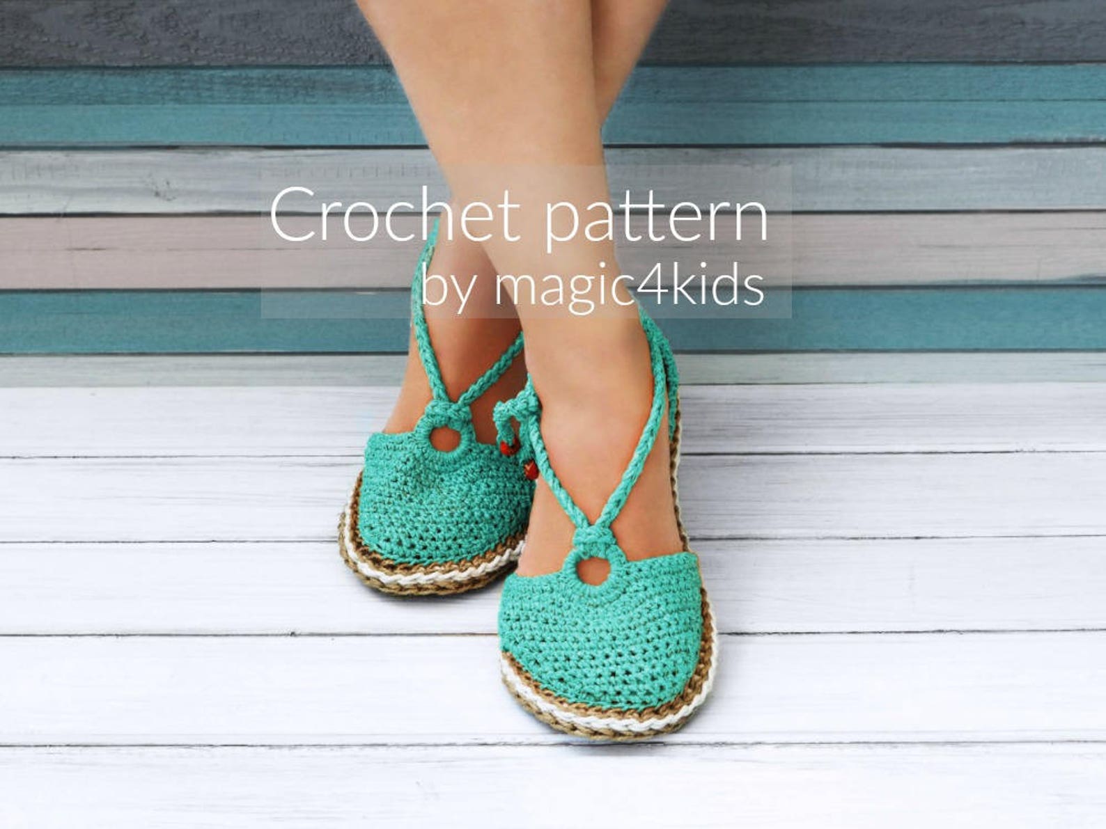 Crochet Pattern ring Sandals With Rope Soles soles Pattern Included crochet-pattern-ring-sandals-with-rope-soles-soles-pattern-included