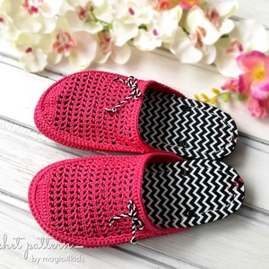 CROCHET PATTERN SUMMER clogs on flip-flop flat soles,women sizes,adult,girl,young,outdoor shoes,footwear,closed toe,slippers,boots,flats image 6