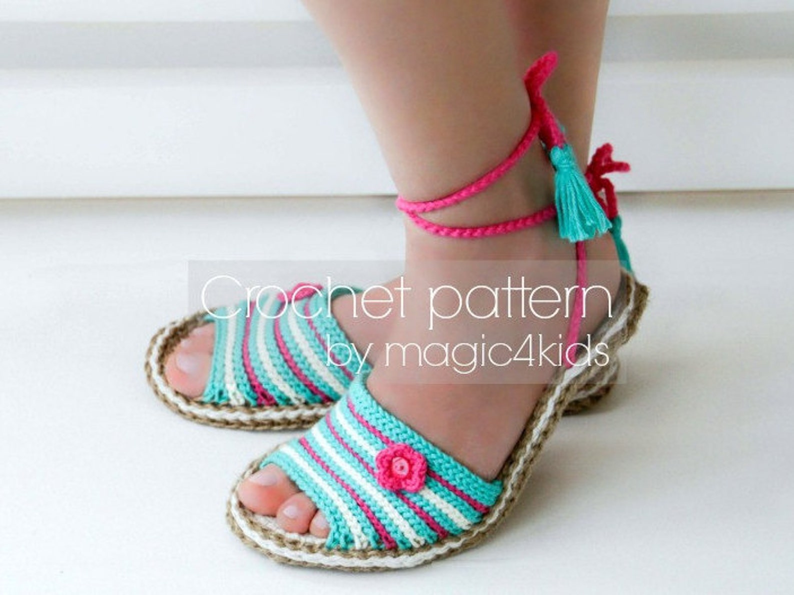 Crochet Pattern Sandals With Jute Rope Soles slip On Slippers loafers crochet-pattern-sandals-with-jute-rope-soles-slip-on-slippers-loafers