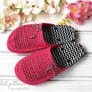 CROCHET PATTERN SUMMER clogs on flip-flop flat soles,women sizes,adult,girl,young,outdoor shoes,footwear,closed toe,slippers,boots,flats image 2