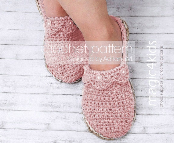 Crochet LILA Slippers With Jute Rope Solessoles - Etsy