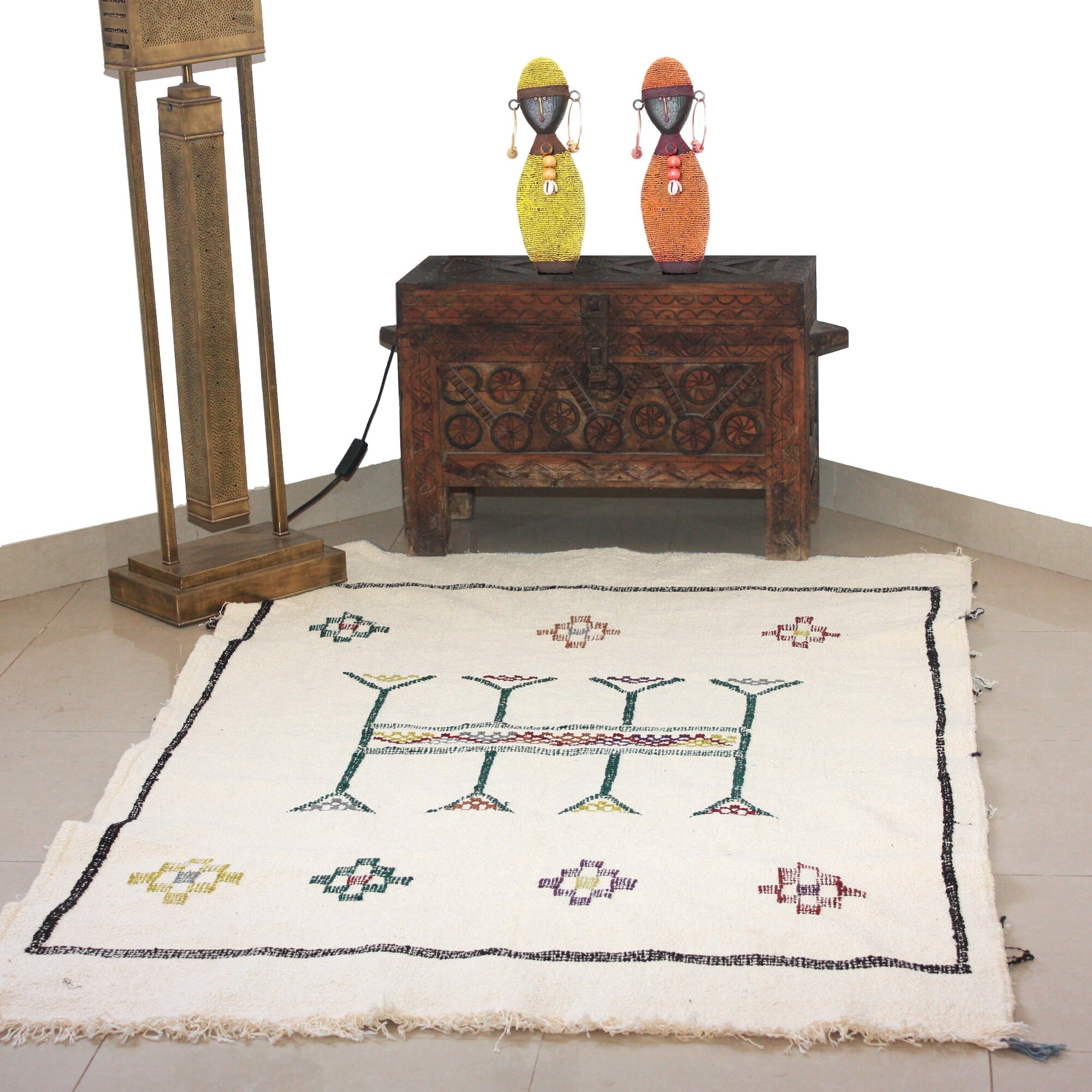 Rug Kilim Tapis Berbere Fait Main