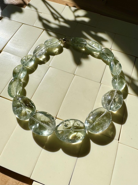 The Jane Prasiolith Necklace