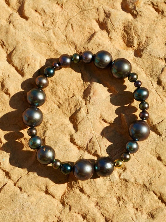 The Jane Bracelet teal Pearl