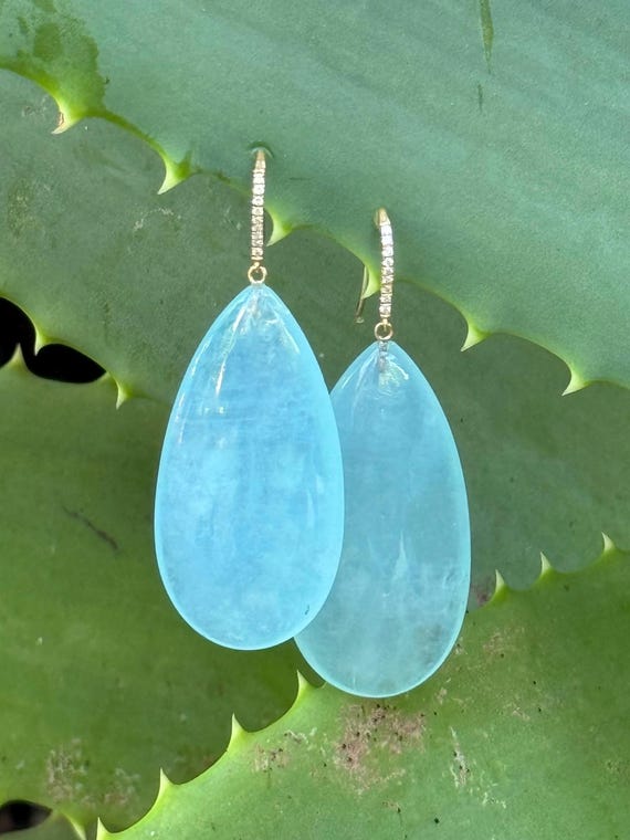 The Agnes Earrings with Prasiolite.