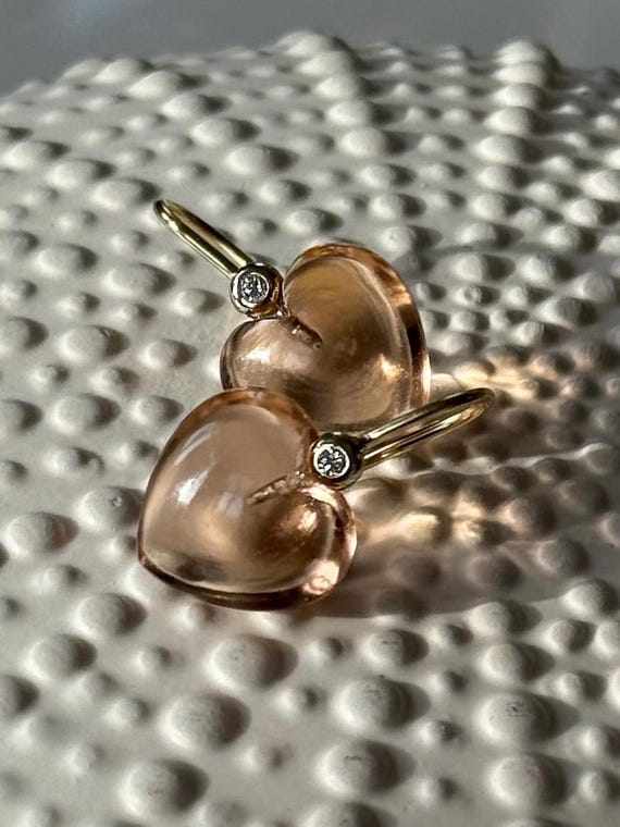 Maman Earrings Morganite