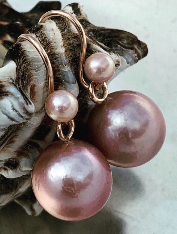 NannaGellerJewelry The Karla Earrings with Ming Pearls