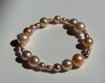 The Jane Bracelet Sunset Pearl