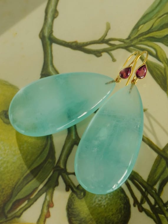 The Ulla Aquamarine Earrings