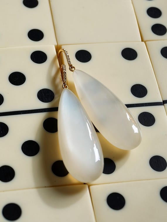 The Agnes Earrings with Prasiolite.