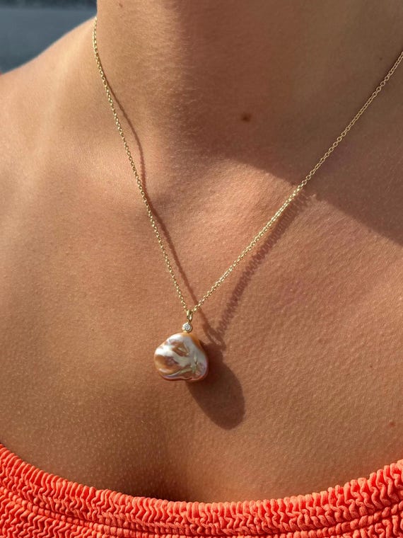 The Delilah Cloud Pearl Charm