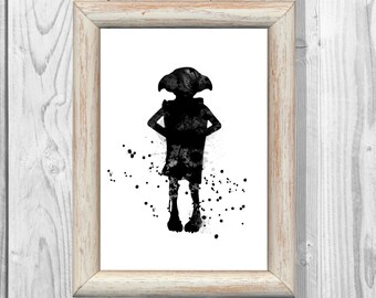 Harry Potter Print Luna Lovegood Watercolor Poster Giclee Etsy