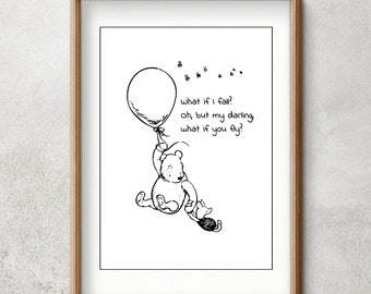 You Ask What If I Fall Oh But My Darling What If You Fly Etsy You Ask What If I Fall Oh But My Darling What If You Fly Etsy