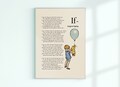 If Poem Rudyard Kipling Winnie the Pooh Quote Poster Gift Famous Poem Victorian Classic Print # A665 product logo