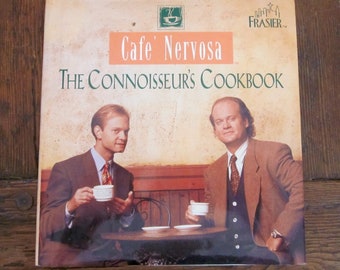 Cafe Nervosa Frasier Cookbook Book Frasier Crane Niles Birthday Gift Free Gift Wrapping